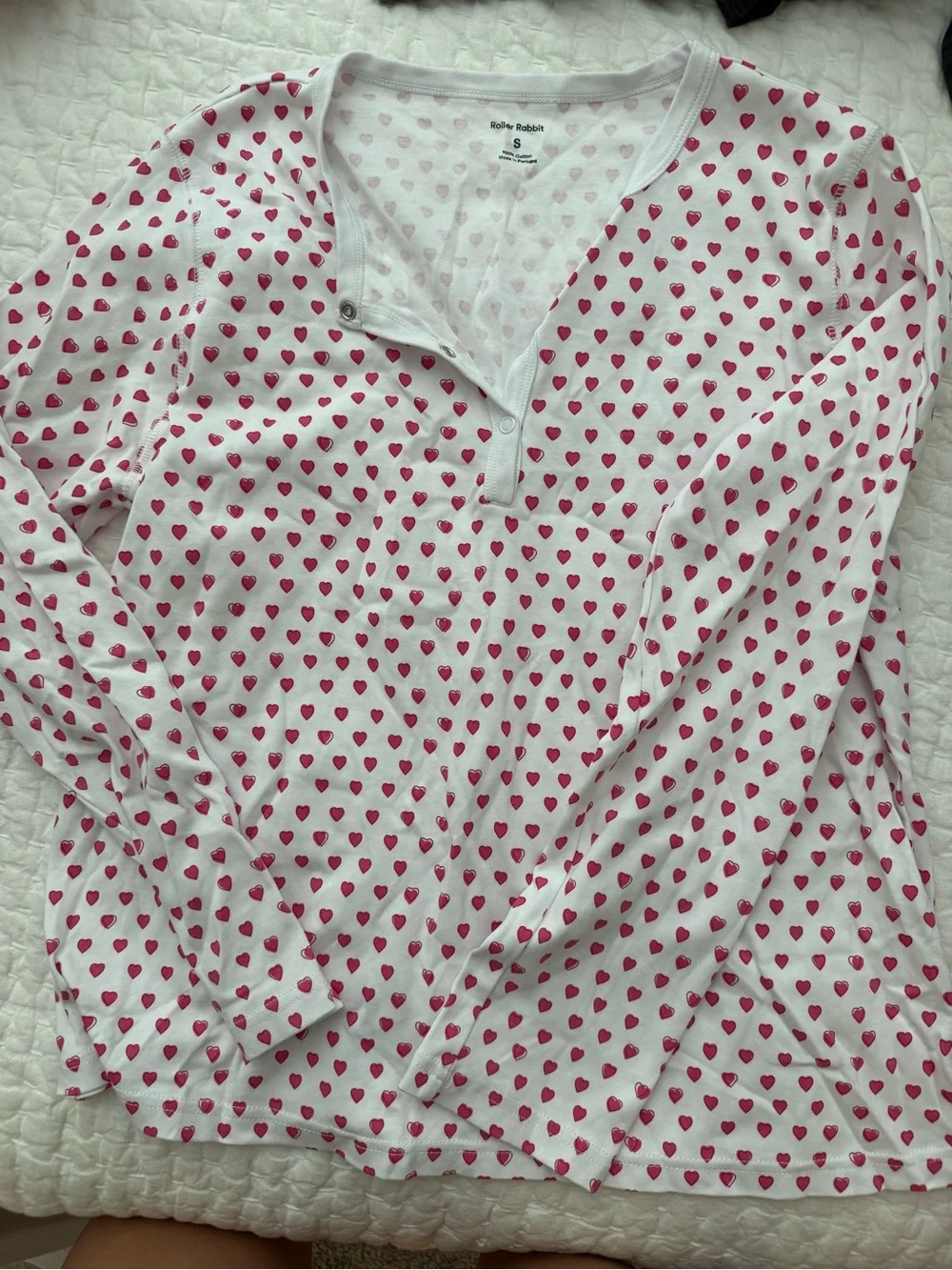 Roller Rabbit Pink Heart Pajama Set